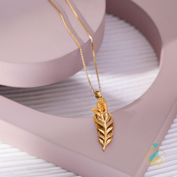 گردنبند طلا بانوی گندم