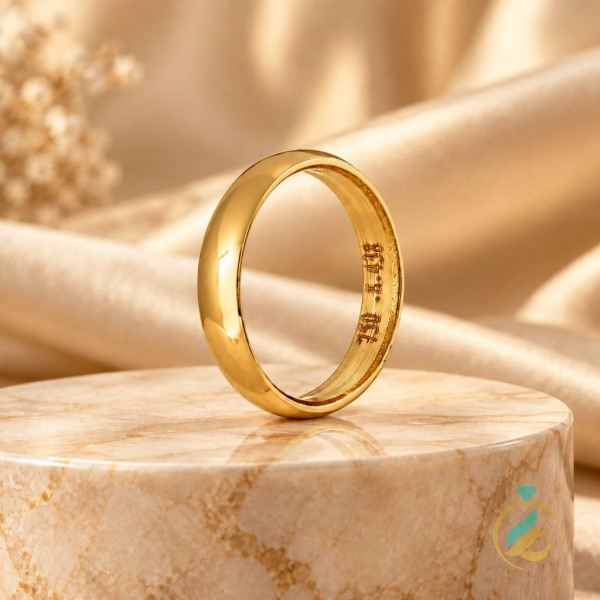 حلقه طلا رینگ ساده