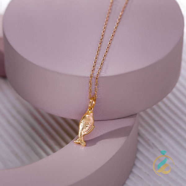 گردنبند طلا ماهی شانس