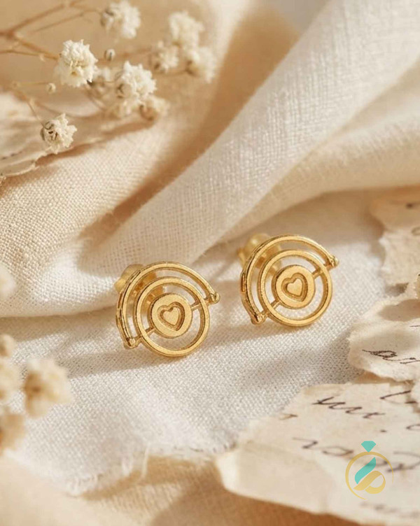 گوشواره میخی دایره‌ای