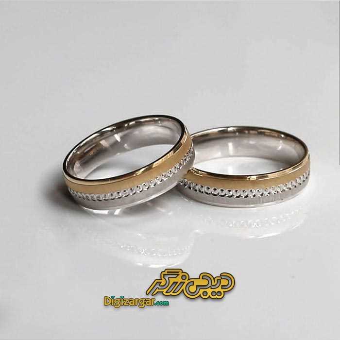 حلقه ست تمام تراش طلا