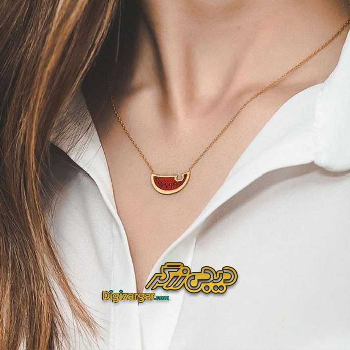 گردنبند طلا هندوانه