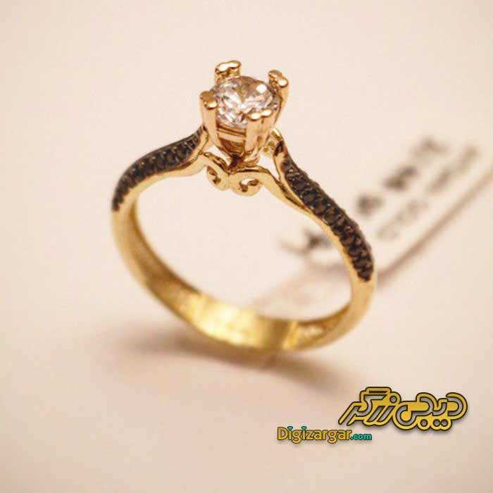 حلقه طلا سولیتر