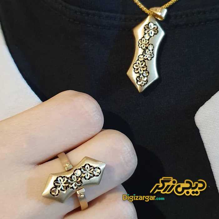 ربع ست طلا سیاه قلم