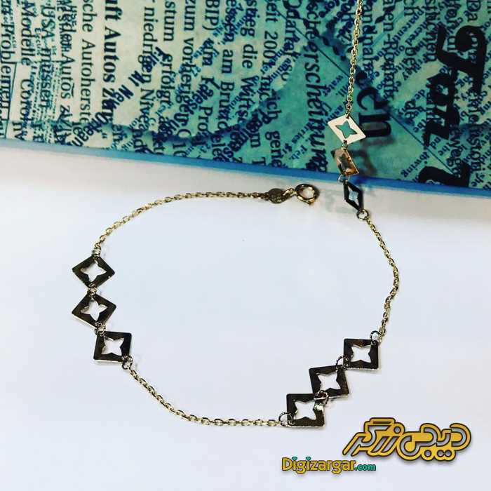 پابند طلا لوزی