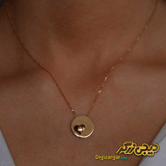 گردنبند طلا قلب