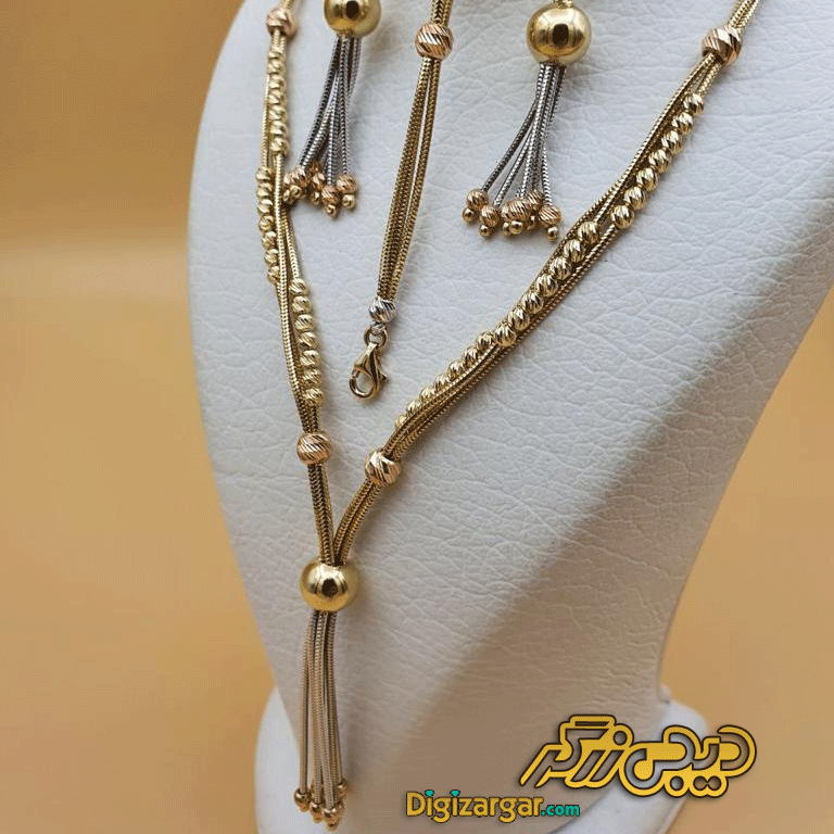 سرویس طلا آویز و گوی