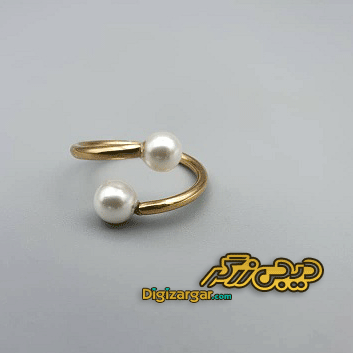 انگشتر طلا و مروارید