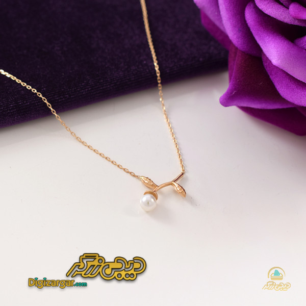 گردنبند طلا و مروارید