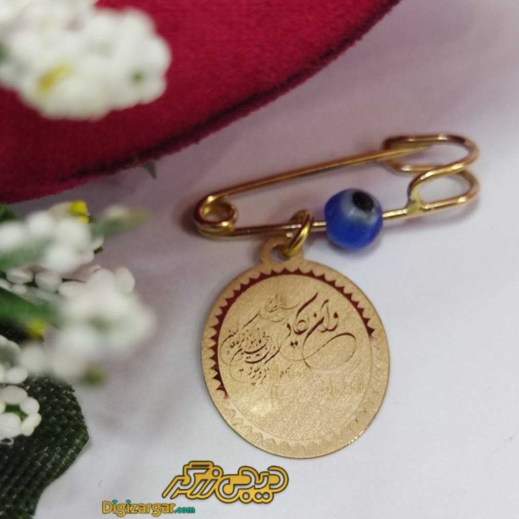 سنجاق سینه طلا وان یکاد کودکانه