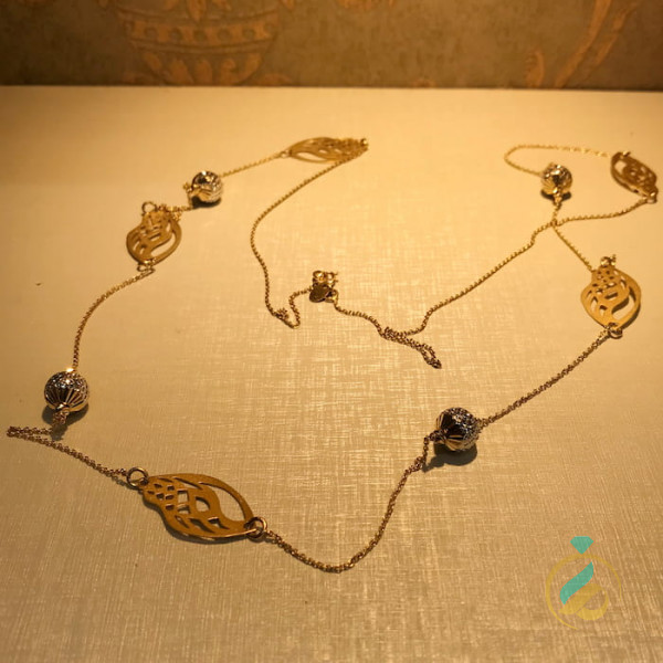 رولباسی طلا طرح برگ