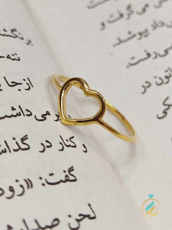 انگشتر طلا قلب