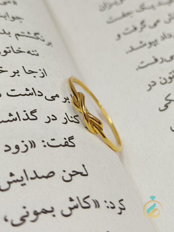 انگشتر طلا گره