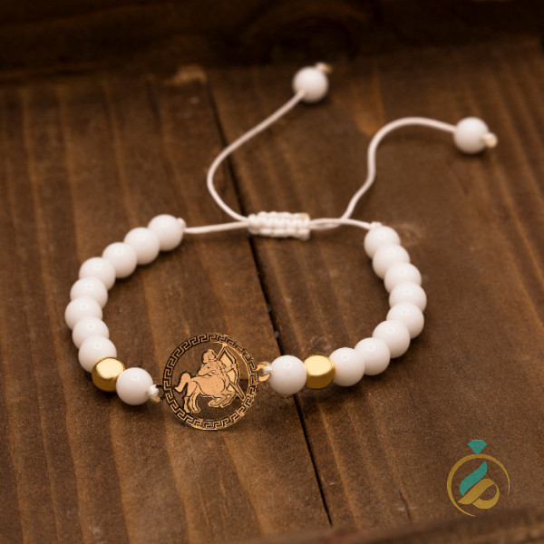 دستبند طلا نخی ماه آذر