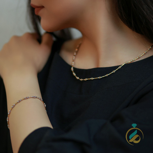 گردنبند و دستبند گوی البرنادو