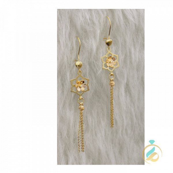 گوشواره شکوفه آویز