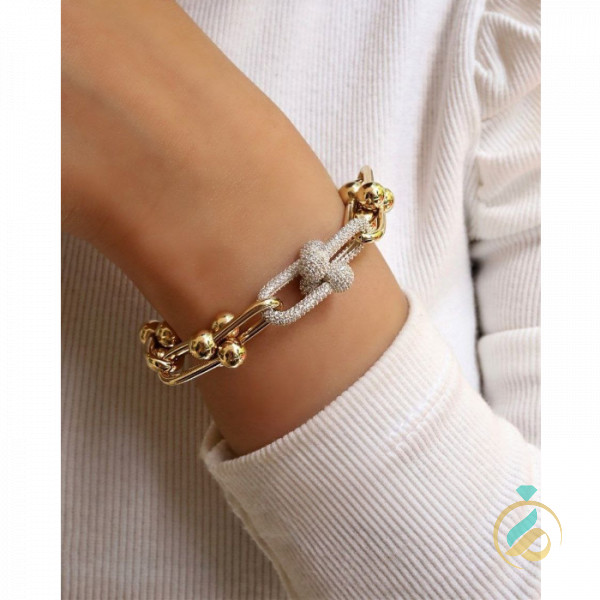 دستبند طلا نمادار تیفانی