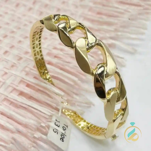 دستبند طلا النگویی کارتیه مات و براق