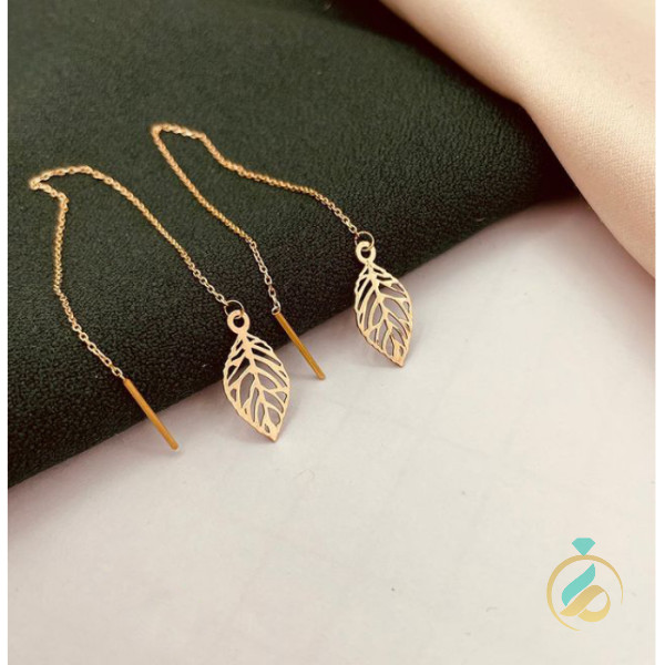 گوشواره بخیه ای برگ