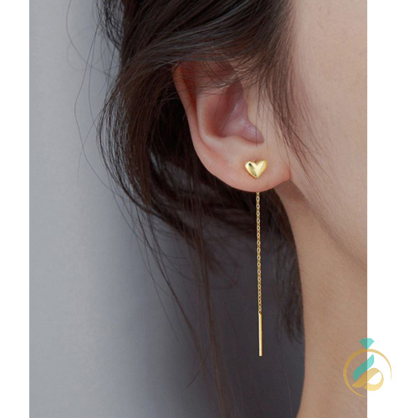 گوشواره طلا بخیه ای لاون