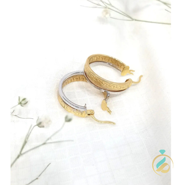 گوشواره طلا حلقه ای ورساچه جدید