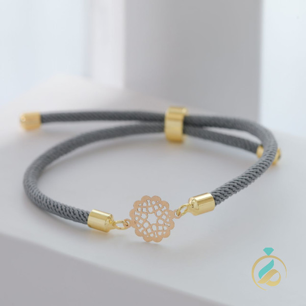 دستبند نخی طلا کهکشان