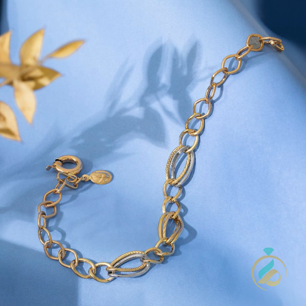 دستبند طلا زنجیری اشکی