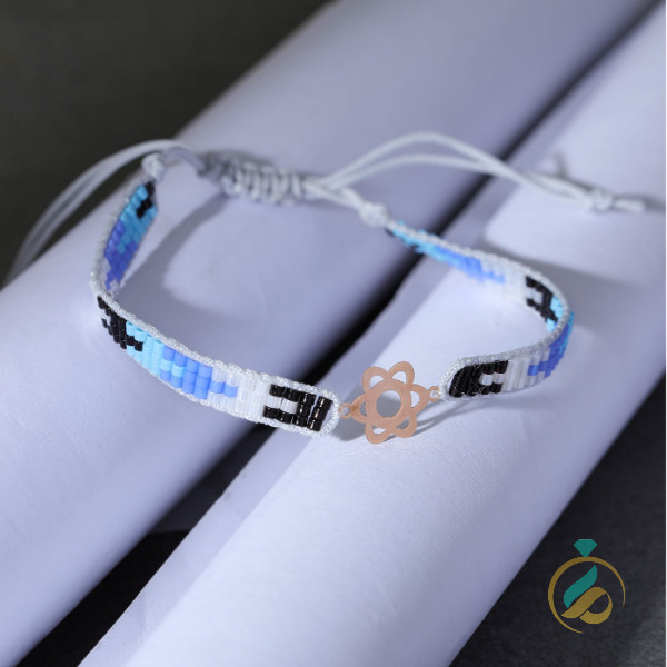 دستبند طلا نخ یاسی