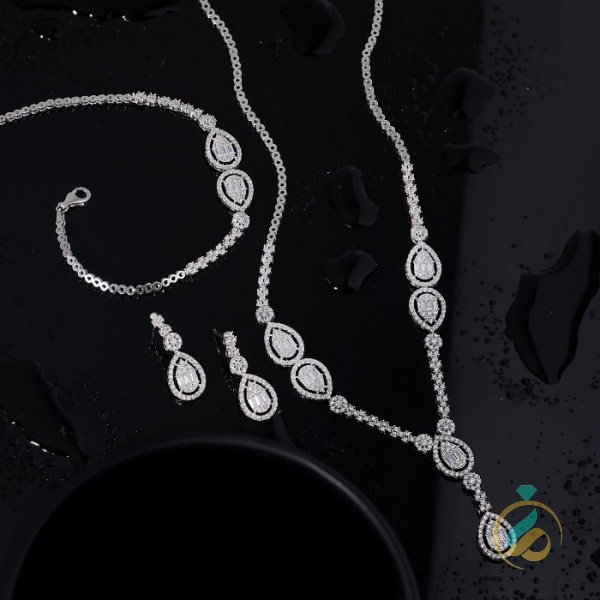سرویس طلای اشکی سفید