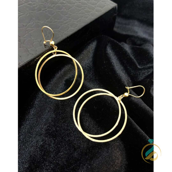 گوشواره آویز دایره فانتزی