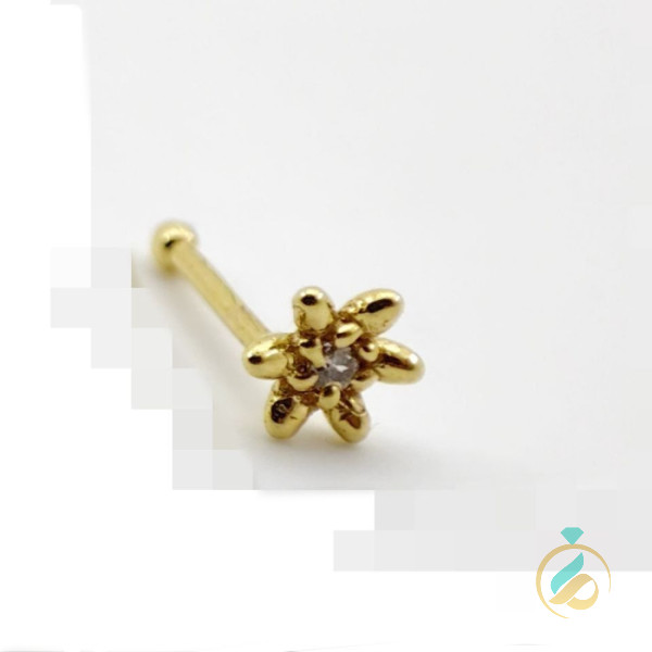 پیرسینگ طلای زرد ستاره