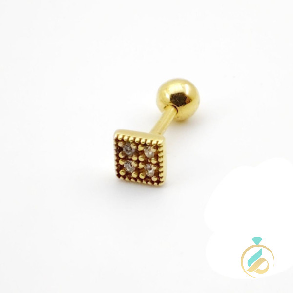 پیرسینگ طلای آذرخش