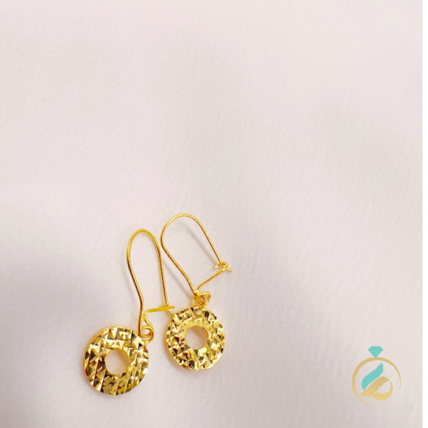 گوشواره طلا دایرهه یکتاخواه