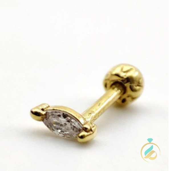 پیرسینگ طلای چشمی