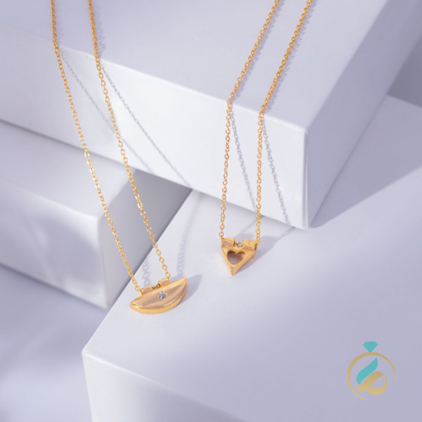 گردنبند مینیمال تک نگین