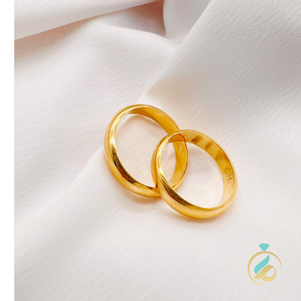 حلقه طلا ساده یکتاخواه