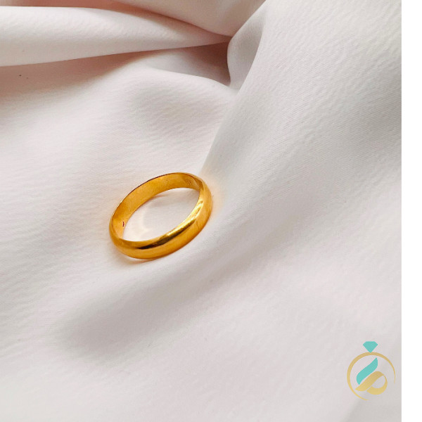 حلقه طلا ساده  یکتاخواه