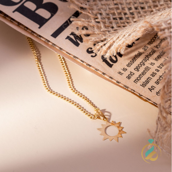مدال گردنی طلای خورشید