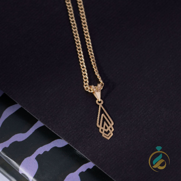 پلاک گردنی طلای الماس