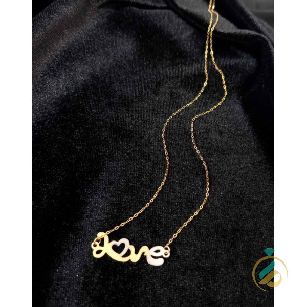 گردنبند love طلا