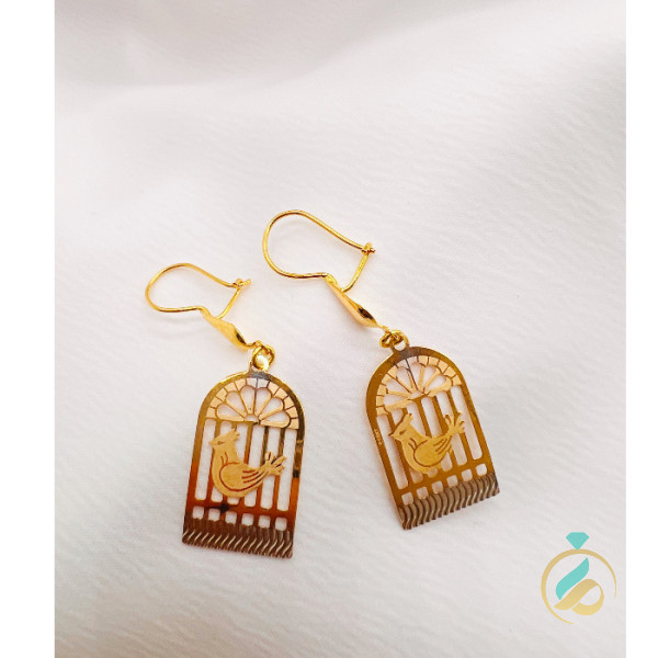 گوشواره طلا مرغ امین یکتاخواه