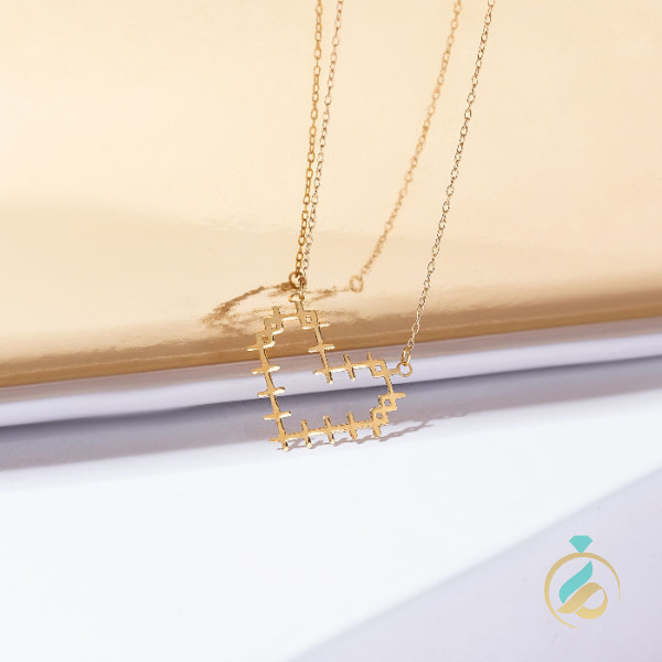 گردنبند مینیمال قلب تک