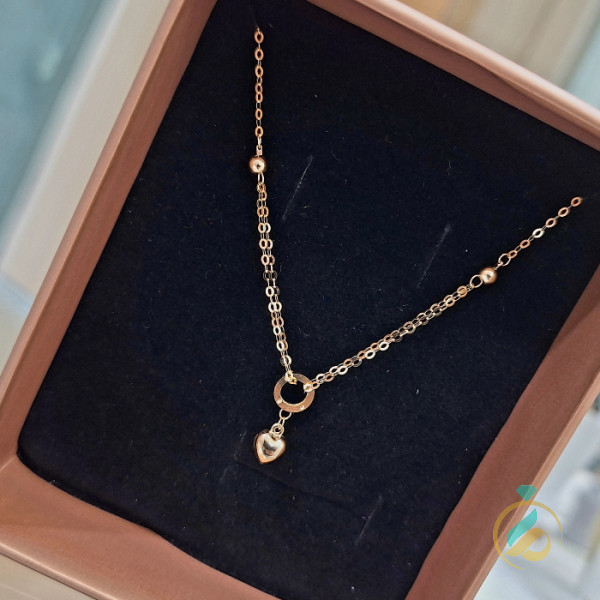 گردنبند نرمال گوی و قلب