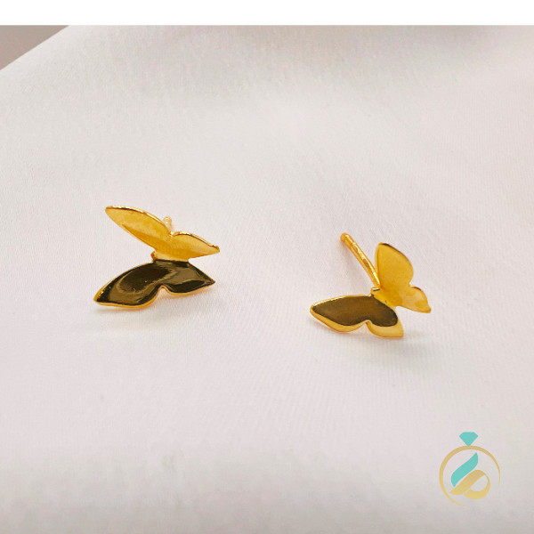 گوشواره طلا پروانه ی  یکتاخواه