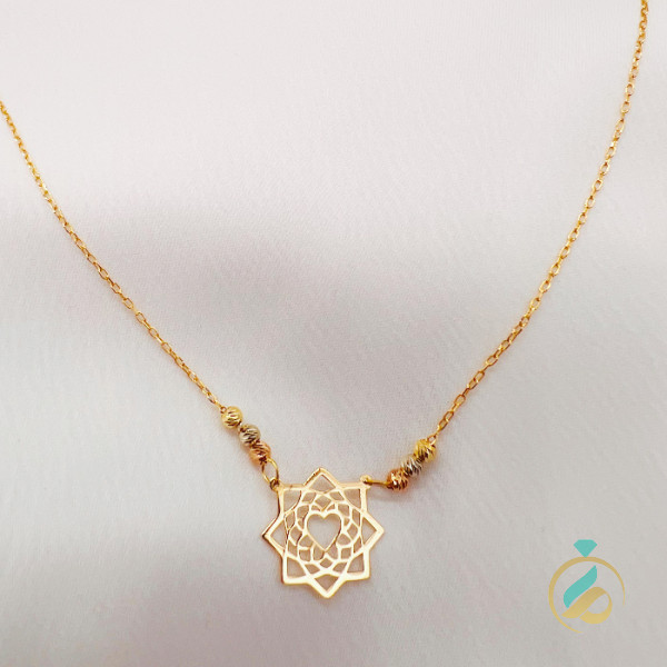 گردنبند طلا  گل خاص یکتاخواه
