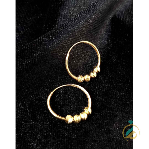 گوشواره حلقه‌ای آلبرنادو طلا