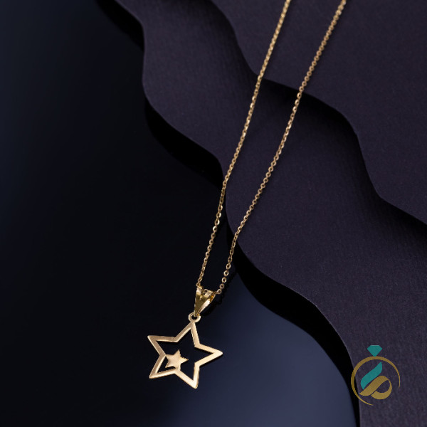 مدال آویز طلای ستاره