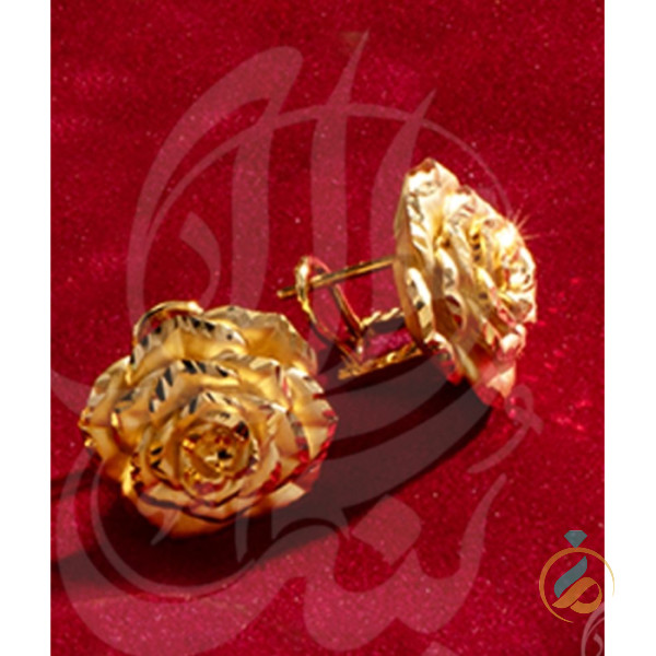 گوشواره طلا رز بهراد