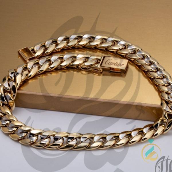 گردنبند دو رنگ کارتیر