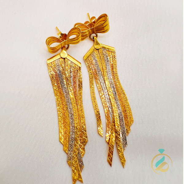 گوشواره طلا پاپیون یکتاخواه